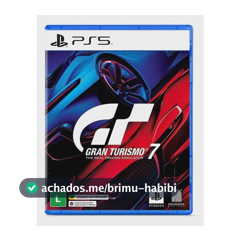 Jogo Gran Turismo 7 Edição Standard Playstation 5 Sony