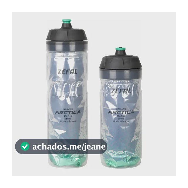 2x Garrafas Termica Arctica Zefal 550/750ml Caramanhola Bike