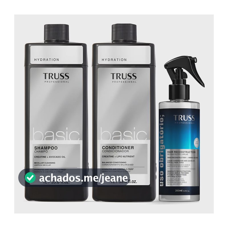 Kit Truss Basic Uso Obrigatório Salon (3 Produtos)