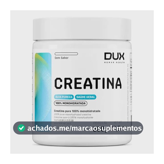 Creatina Dux Nutrition em pó Sem sabor x 300g