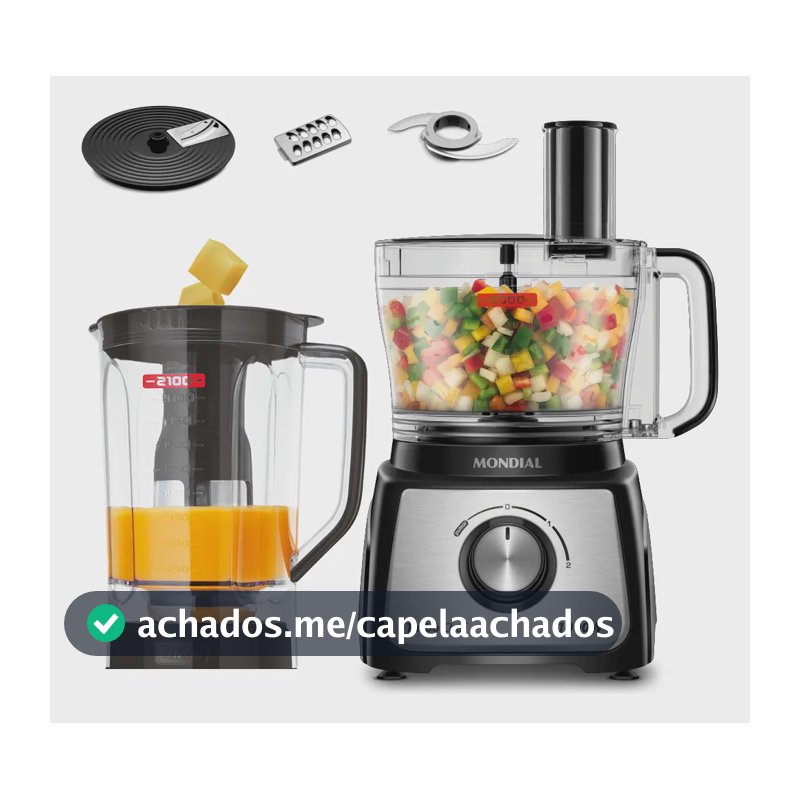 Multiprocessador Mondial MPN-01-B Preto 127V