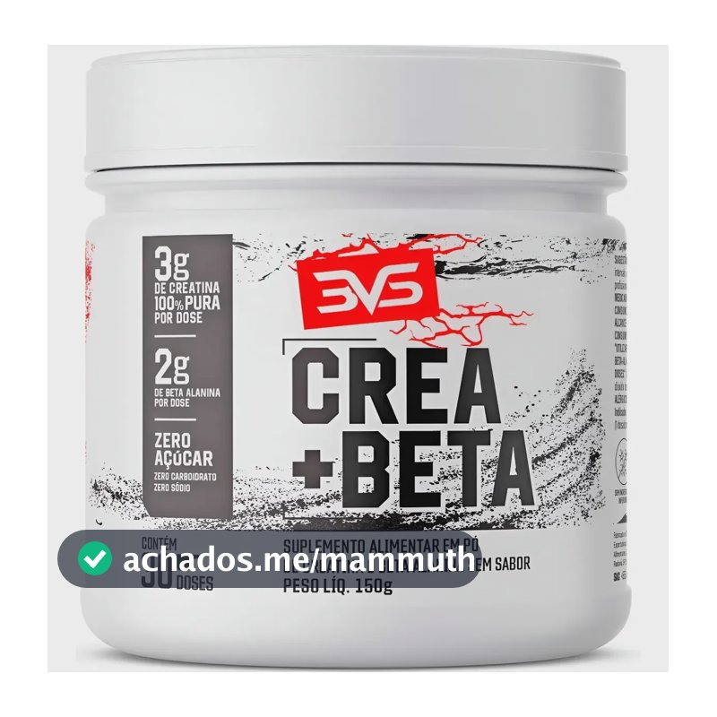 Creatina + Beta Alanina - Fórmula Avançada Para Treinos De Alta Intensidade com Zero Carboidrato - 150g