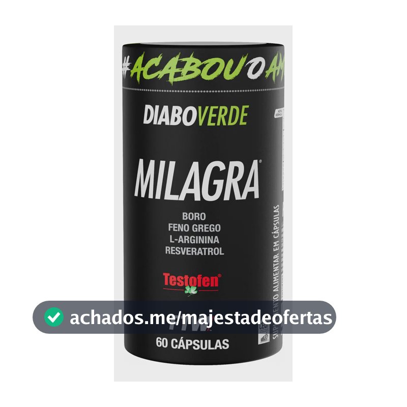 Milagra Pote 60 Cáps FTW - DIABO VERDE