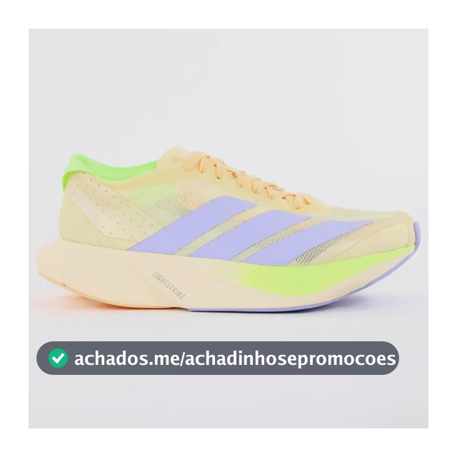 Tênis adidas Adizero Drive Rc Neon Corrida Treino Amarelo Amarelo 36 Br