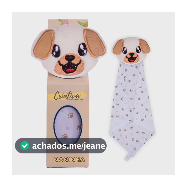Naninha Para Bebe Bichinhos Com Porta Chupeta Envio Imediato