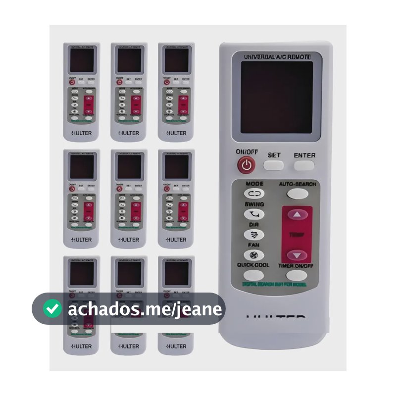 Kit 10 Controle Universal Compatível  Ar Condicionado