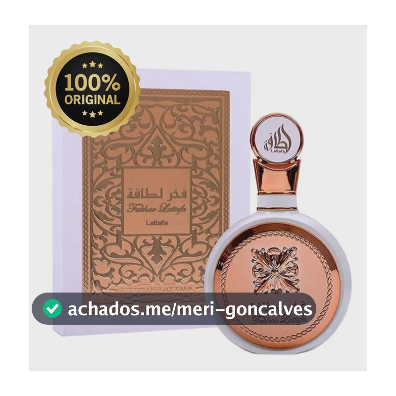 Perfume Lattafa Fakhar Rose Gold Feminino 100 Ml Original Com Garantia Árabe Nota Fiscal
