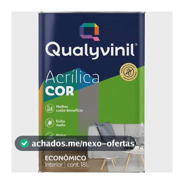 Tinta Antimofo Acrílica Econômica Qualyvinil