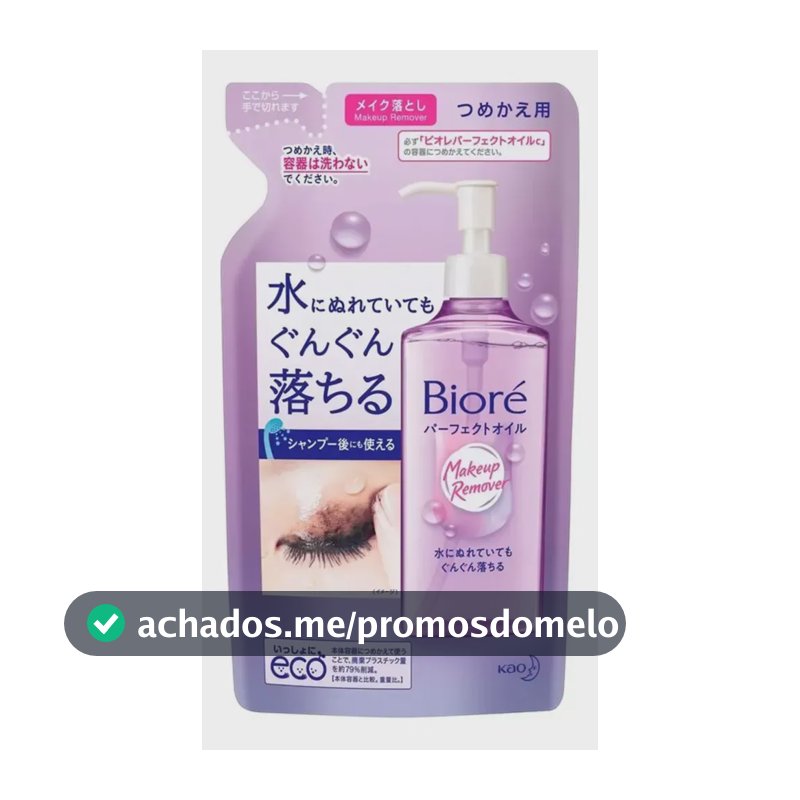 Bioré Óleo Demaquilante Limpeza Facial Cleansing Oil Refil 210ml
