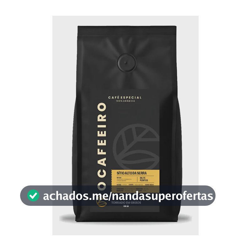 Café Especial Torrado Grãos 84 Pts Cafeeiro Alto Serra 1kg