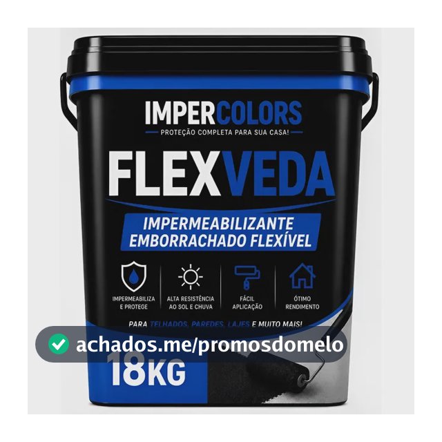 Tinta Emborrachada 18kg Anti Infiltração Protege 100%
