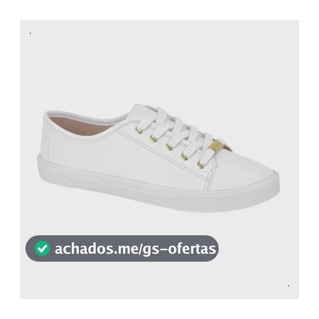 Tênis Moleca Feminino Branco Casual Confortável E Estiloso
