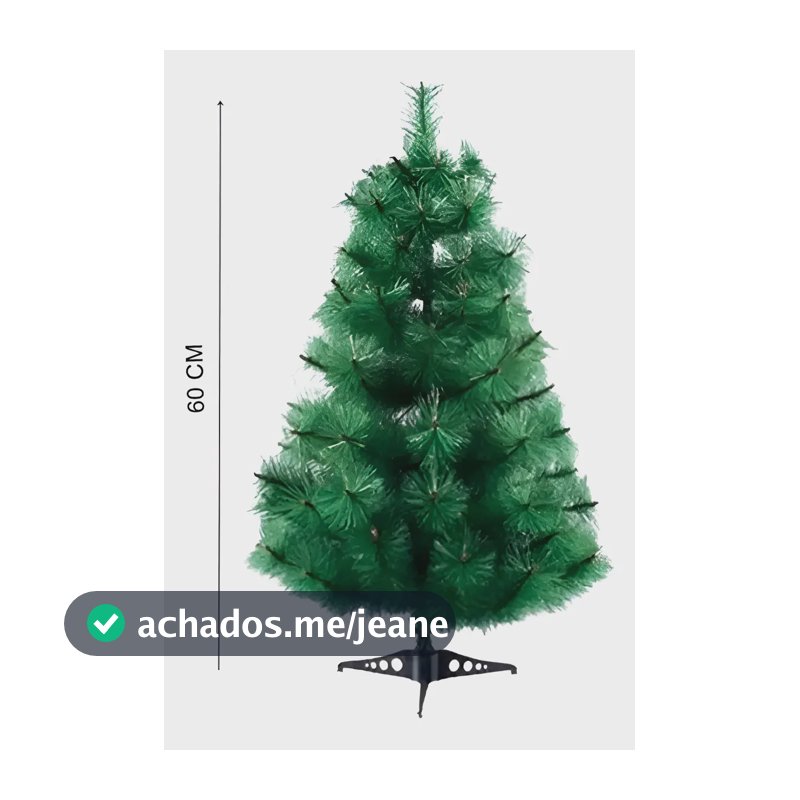 Árvore De Natal Pinheiro Luxo Pequena 60cm