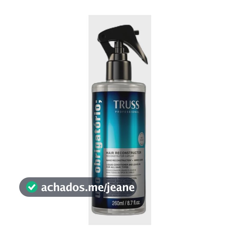 Truss Uso Obrigatório Tratamento Reconstrutor 260ml