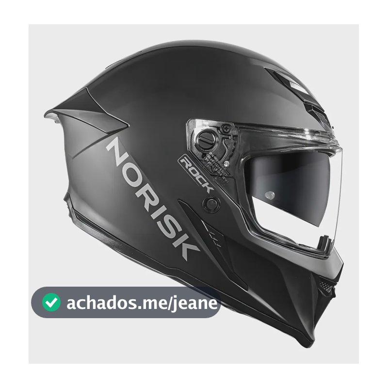 Capacete Norisk Rock Monocolor Preto Fosco Tamanho Do Capacete 60