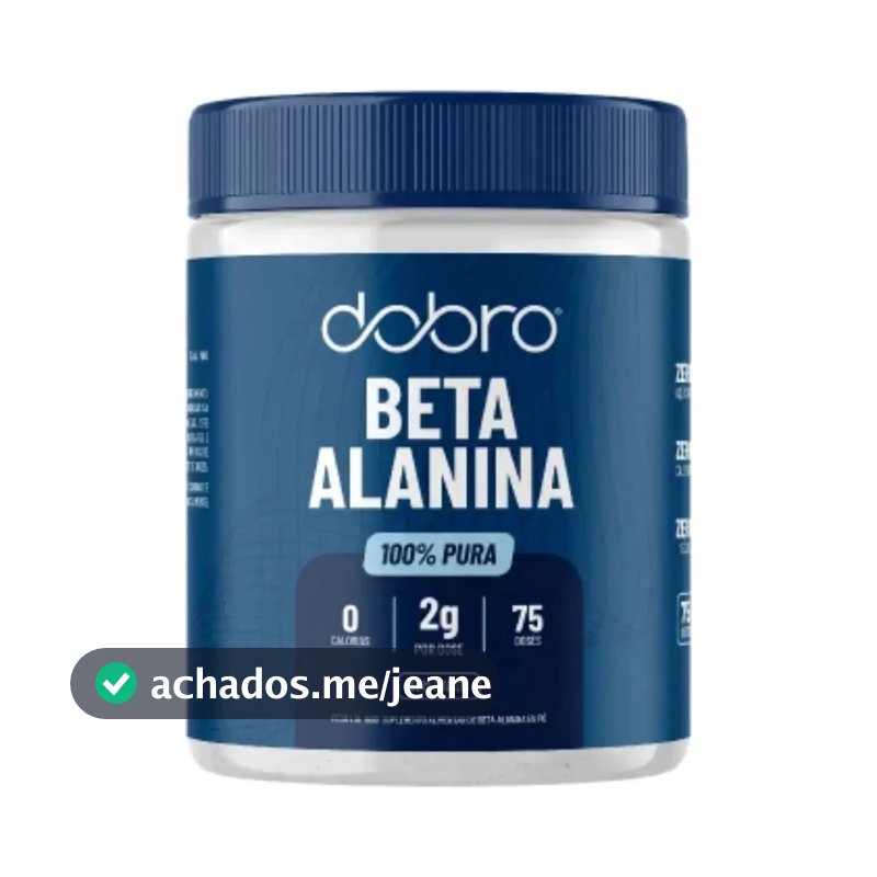 Suplemento em pó Dobro Isolados Beta-alanina Sem sabor x 150g