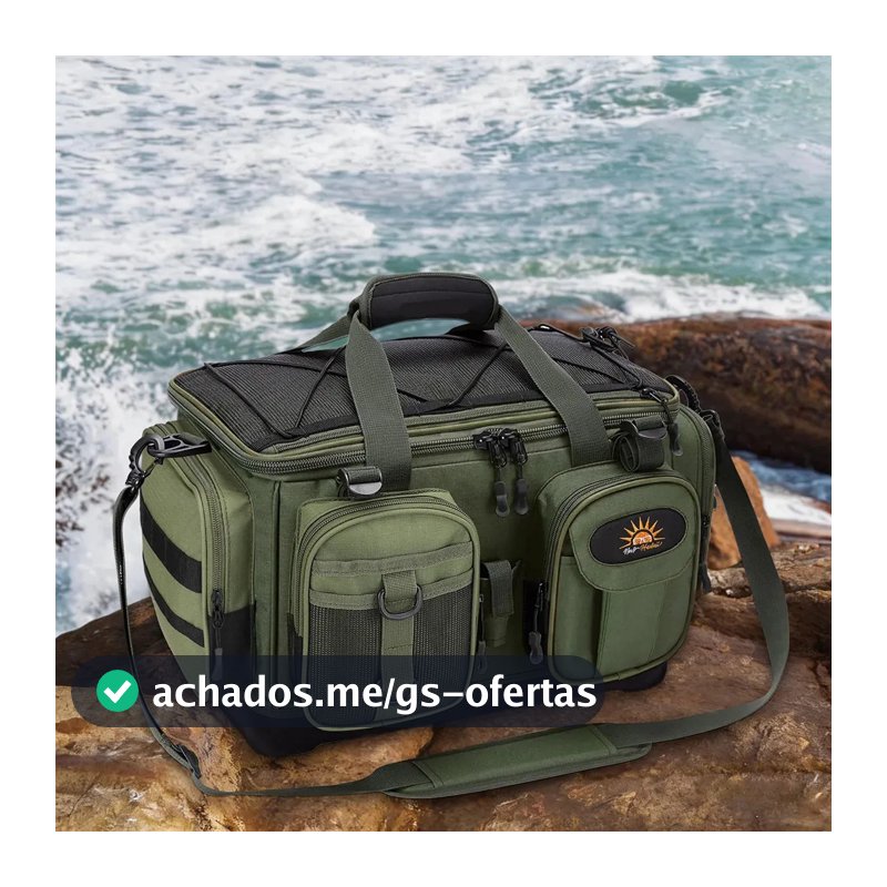 Mochila De Pesca De 50 Litros, Bolsa Transversal De Grande Capacidade, Ideal Para Acampamentos E Caminhadas Ao Ar Livre Verde New Hawaii Camping