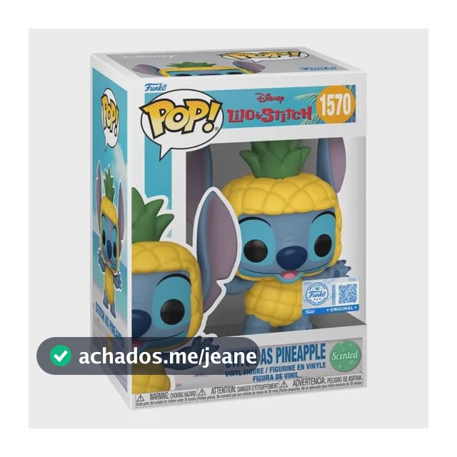 Boneco Funko Pop! Disney Lilo & Stitch - Stitch De Abacaxi