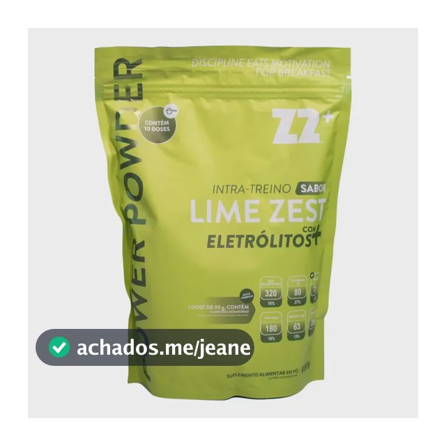 Suplemento em pó Z2 Performance Z2+ Carboidratos Power Powder sabor Lime Zest x 900g