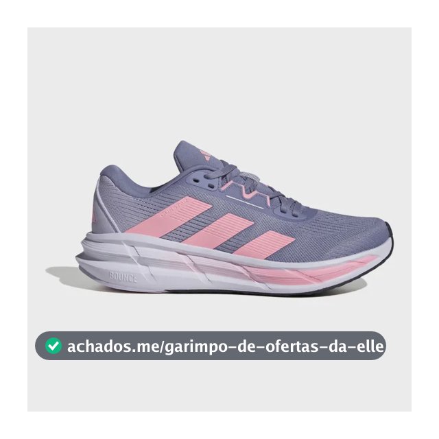Tênis Feminino Questar 3 adidas Violeta E Rosa Liso 37