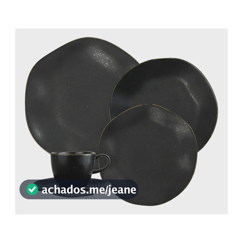 Aparelho de jantar 20 peças volcano ryo Oxford porcelana