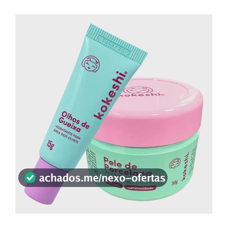 Kit Hidratação Facial + Olhos- Anti Sinais - Kokeshi Skin Care Milagre Do Arroz