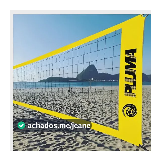 Rede Futevôlei / Vôlei Oficial 9,50m X 1m - 4 Lonas