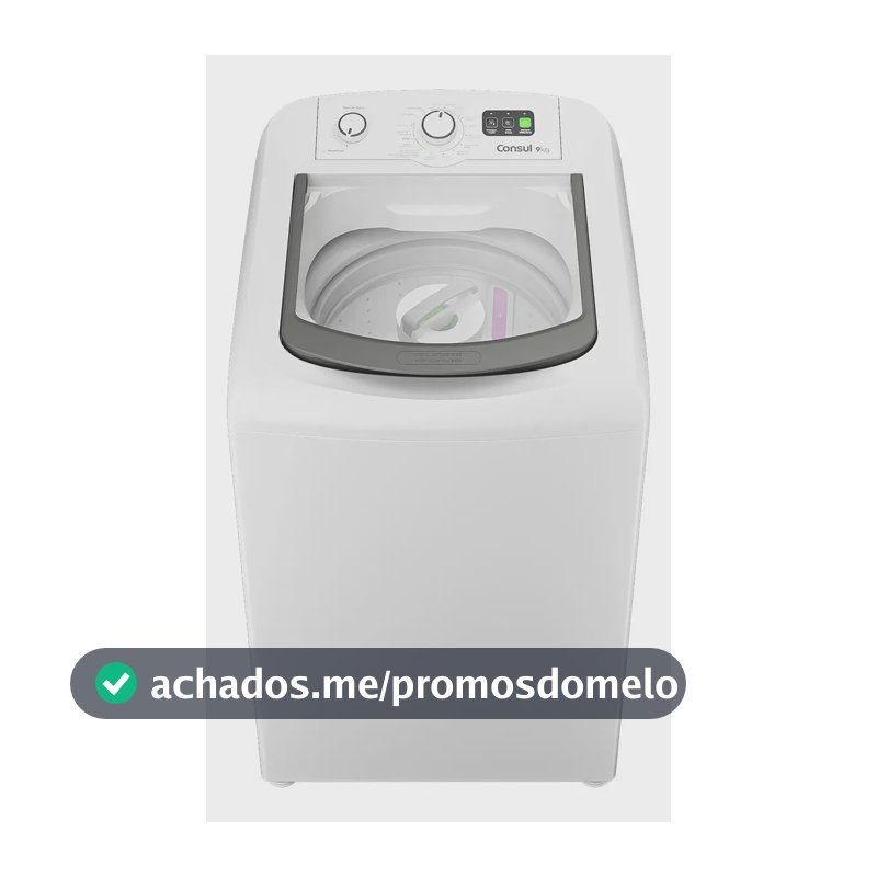 Máquina De Lavar Consul 9kg Branca Com Dosagem - C Branco