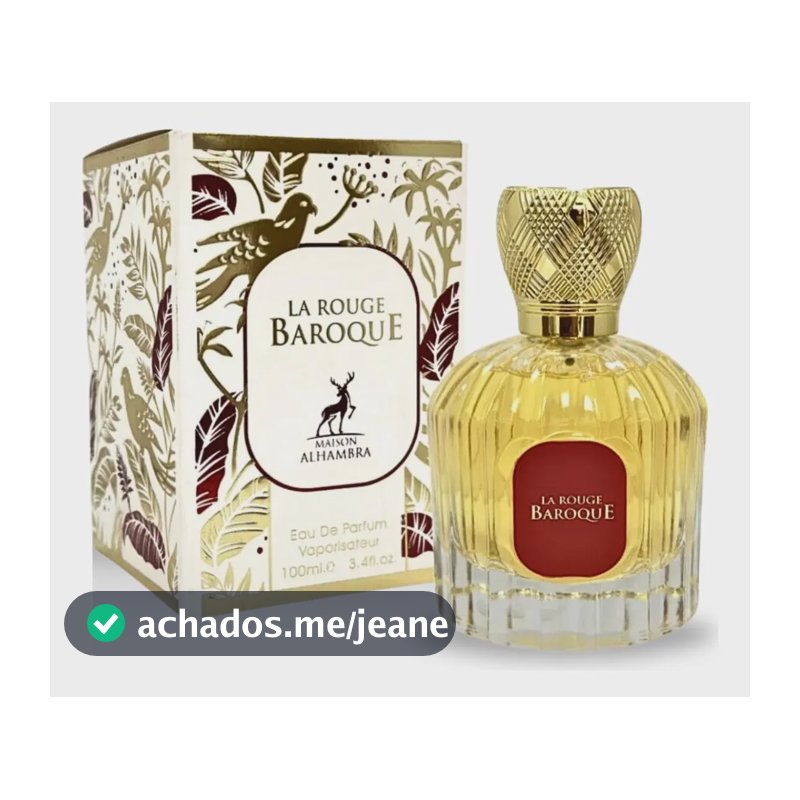Perfume Árabe La Rouge Baroque Maison Alhambra Eau de Parfum 100ml