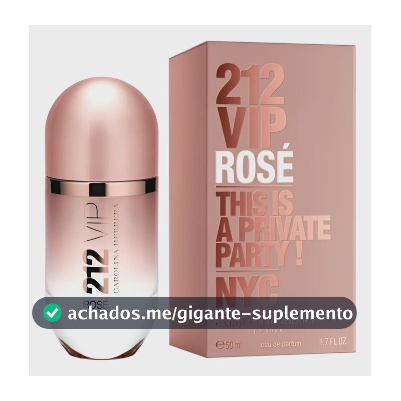 Carolina Herrera 212 Vip Rosé Edp ( Tradicional ) 50ml Fem