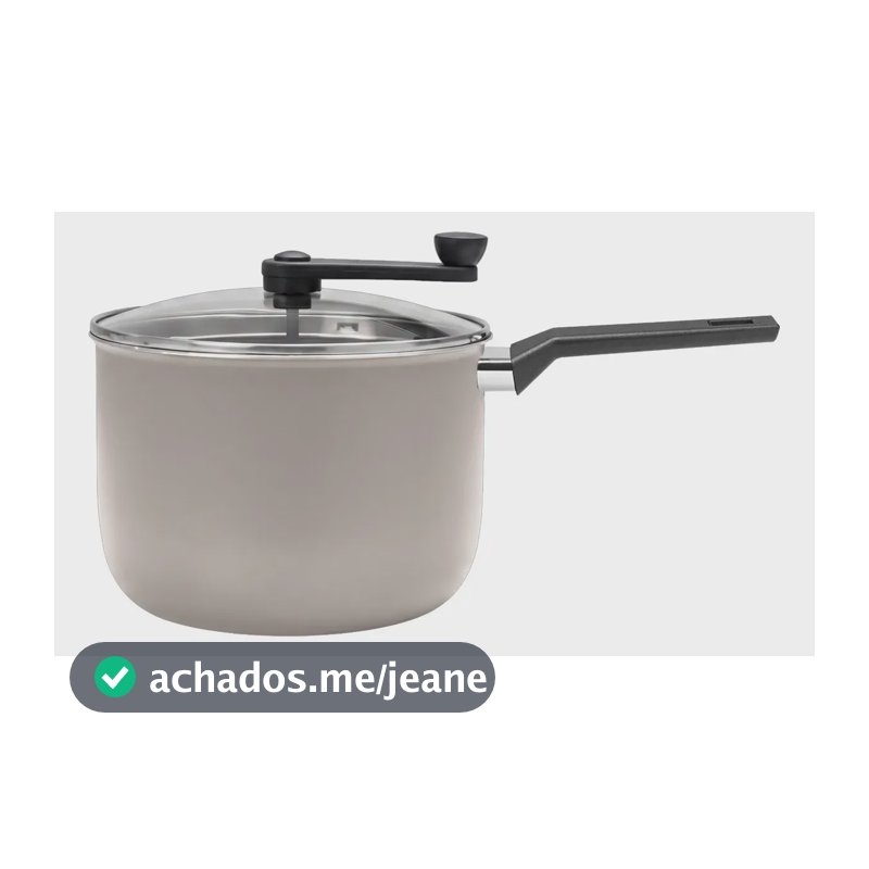 Pipoqueira Brinox Ceramic Life Nevada Ø20 Cm 4,2 L Champagne