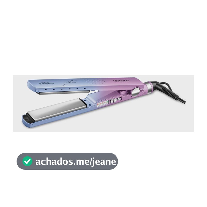 Prancha Alisadora By Juliette, Mondial 60W - P-JU-03