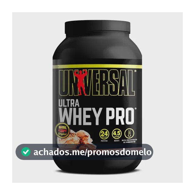 Whey Protein Universal Pro de 900g com Sabor Chocolate