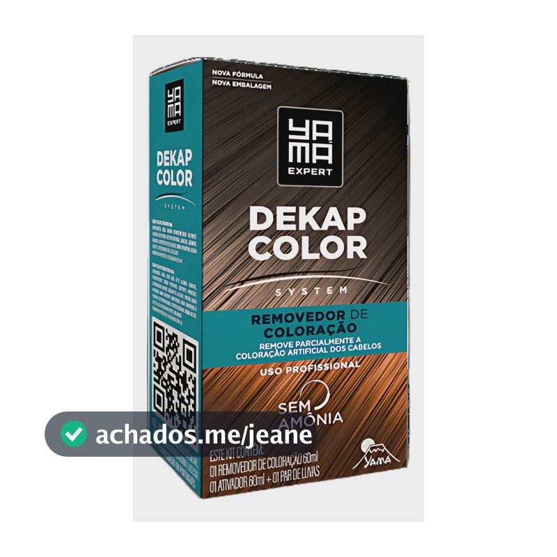 Removedor de Coloração Kit Dekap Color System 120ml - Yamá