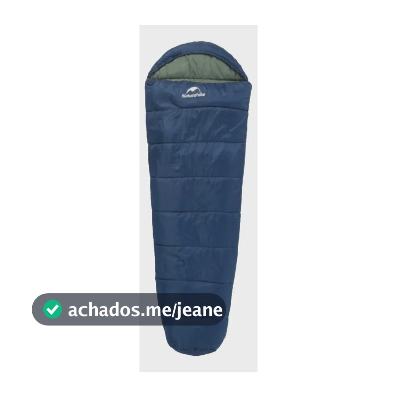 Saco de dormir Mj300 Mummy 4°-1° - Naturehike Color Blue Right Close Location