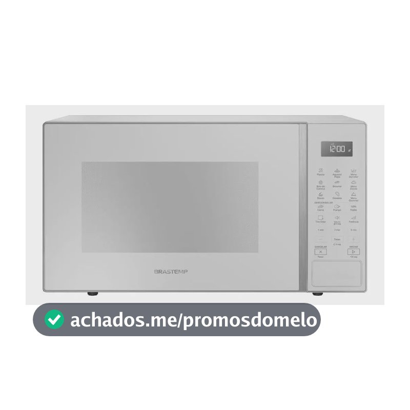 Micro-ondas Brastemp 32L Branco com Menu Gourmet - BMS46AB