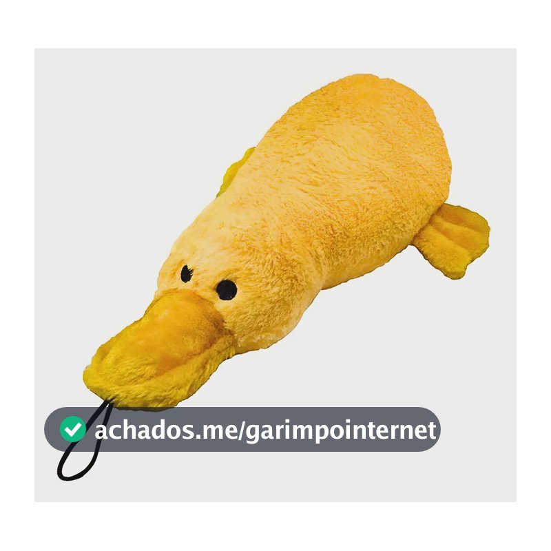 Pato De Pelúcia Interativo Big Duck, Brinquedo Com Som Para Cães Amarelo