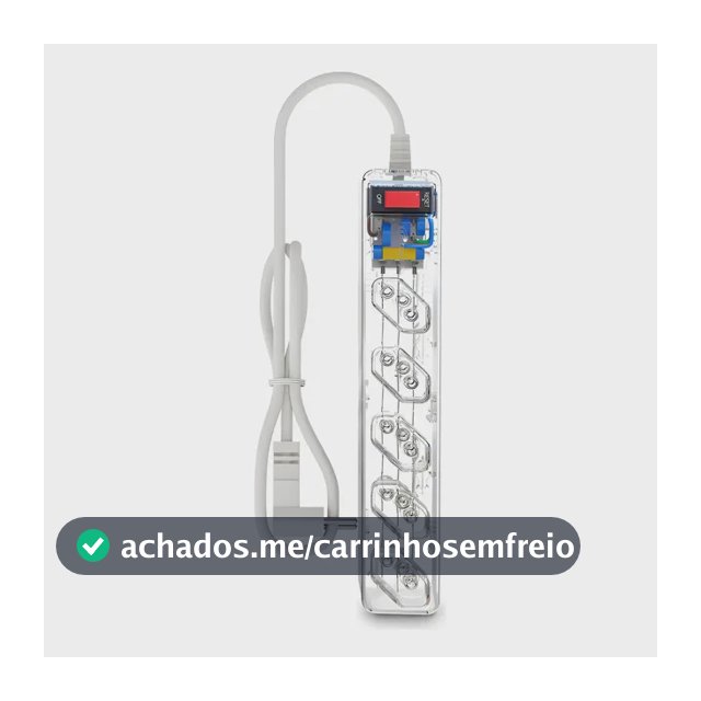 Clamper Proteção contra raios e surtos Filtro de linha - Transparente 5 - 1 m