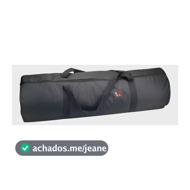 Bag Bolsa Ferragem E Tripés Bateria Cine E Foto Bonga Preto