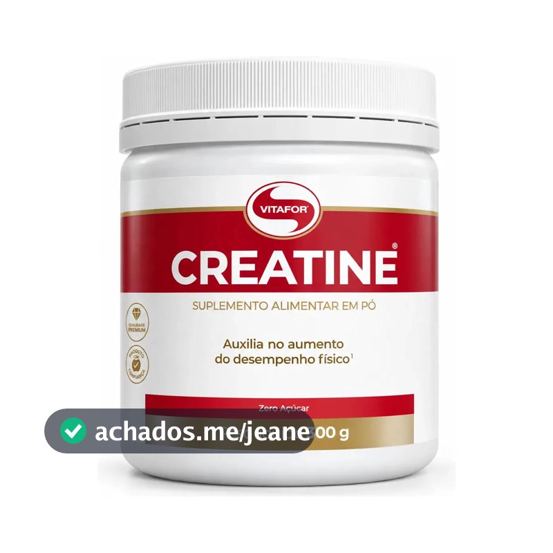 Creatina Vitafor em pó Sem sabor x 300g