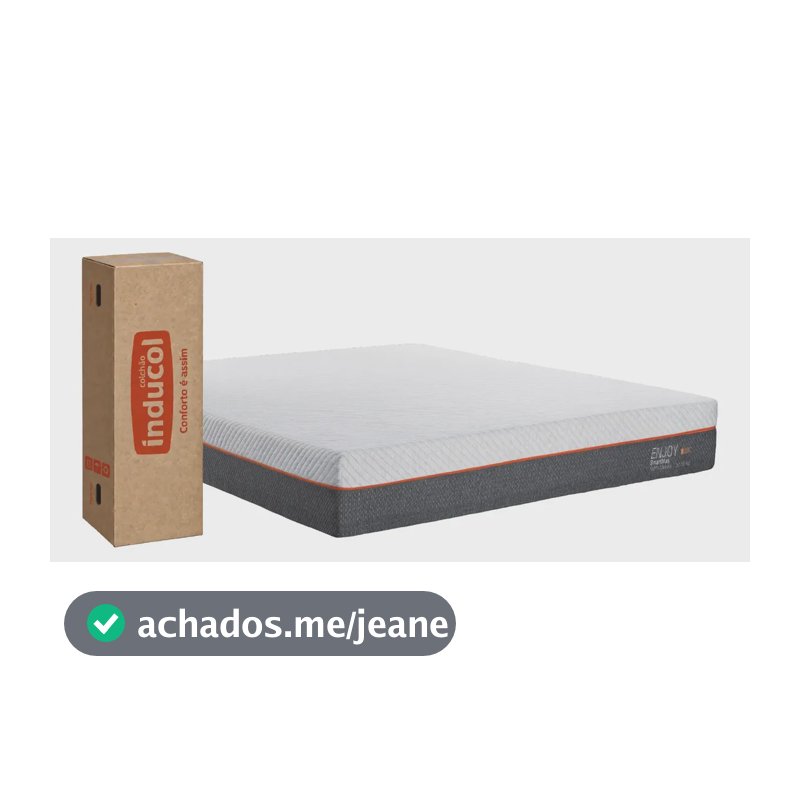 Colchão Casal Enjoy Inducol 138x188cm C/ Visco 25cm Altura