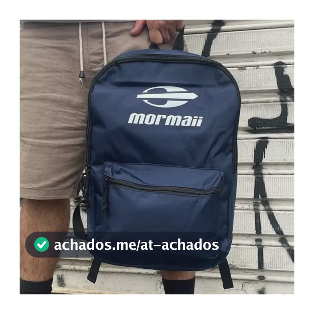 Mochila Mormaii Resistente Casual 21 Litros Básica Azul Azul Un
