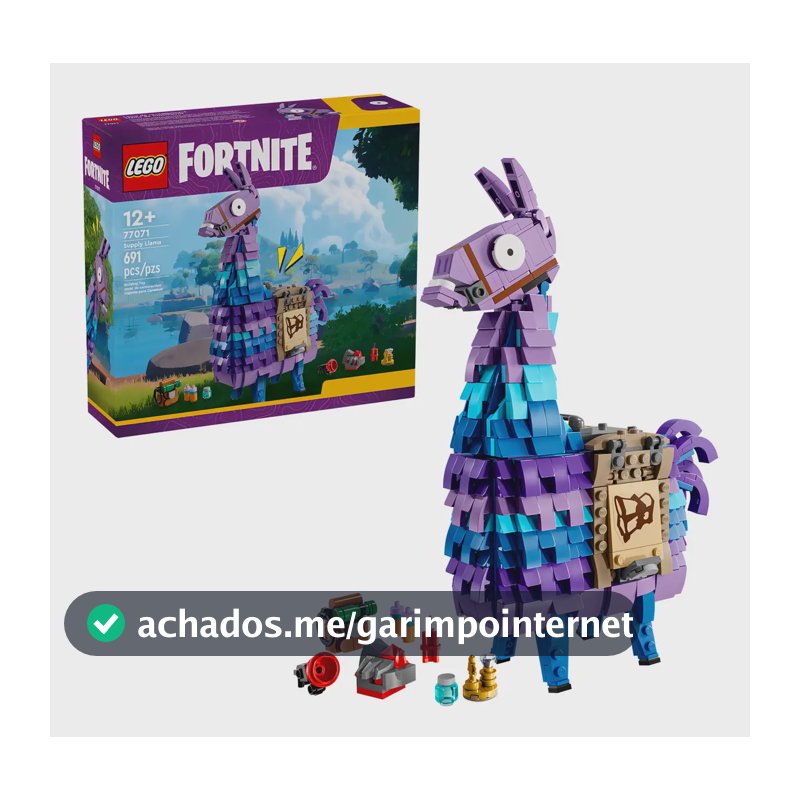 Brinquedo de Montar Fortnite 77071 Lhama 691 Peças Lego