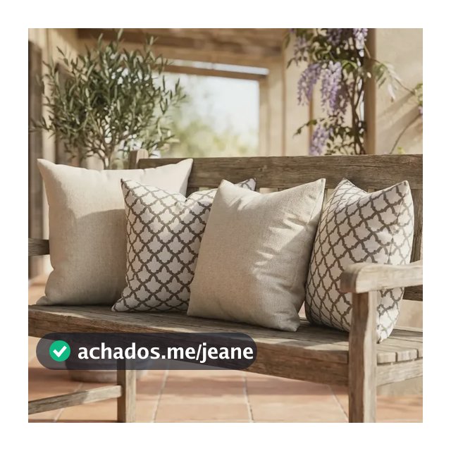 Kit Capas De Almofada 60x60 Sala Sofá Geométrica Cru Luxuosa Cor Bege