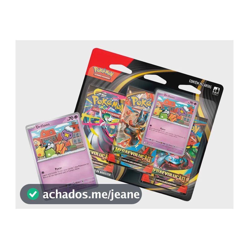 Blister Triplo Pokémon Mega Evolução Drifloon - Pokémon