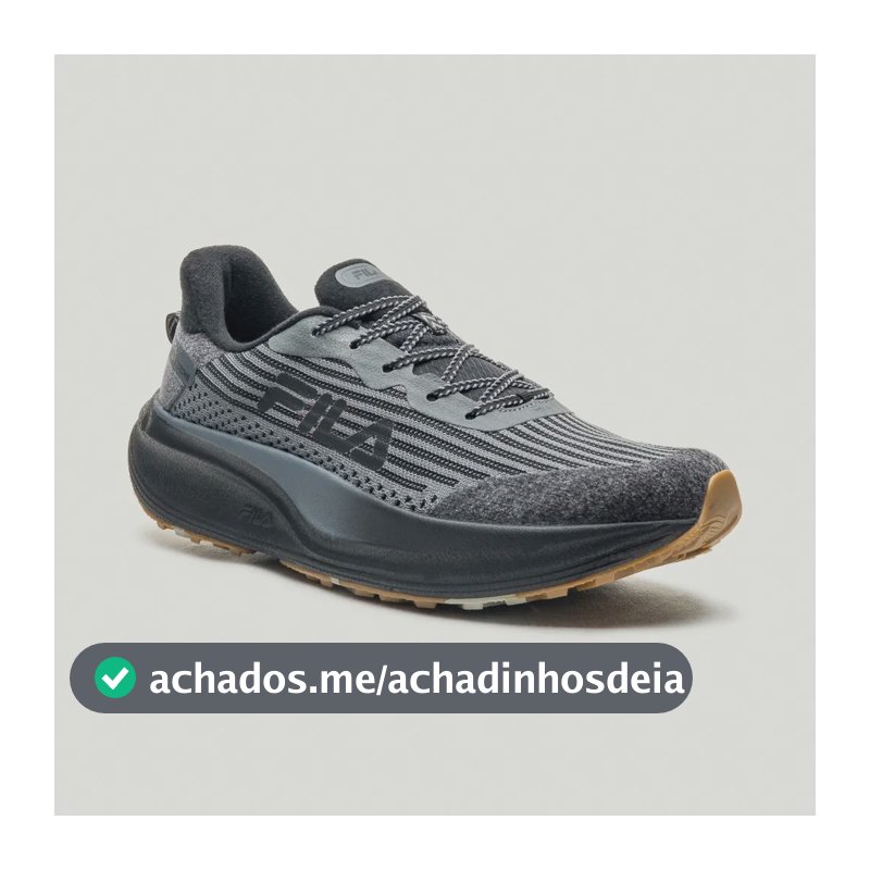 Tenis Fila Masculino Racer Speedzone Tr Grafite/preto Liso 40 Br