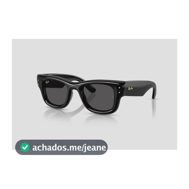 Óculos De Sol Ray-ban Wayfarer Puffer - Todas As Cores Preto