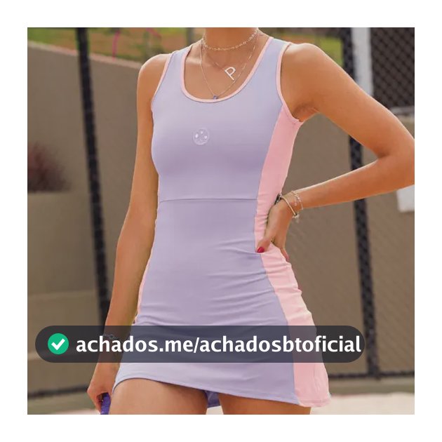Vestido Esportivo Uv 2 Cores Short Com Bolso Beach Tennis