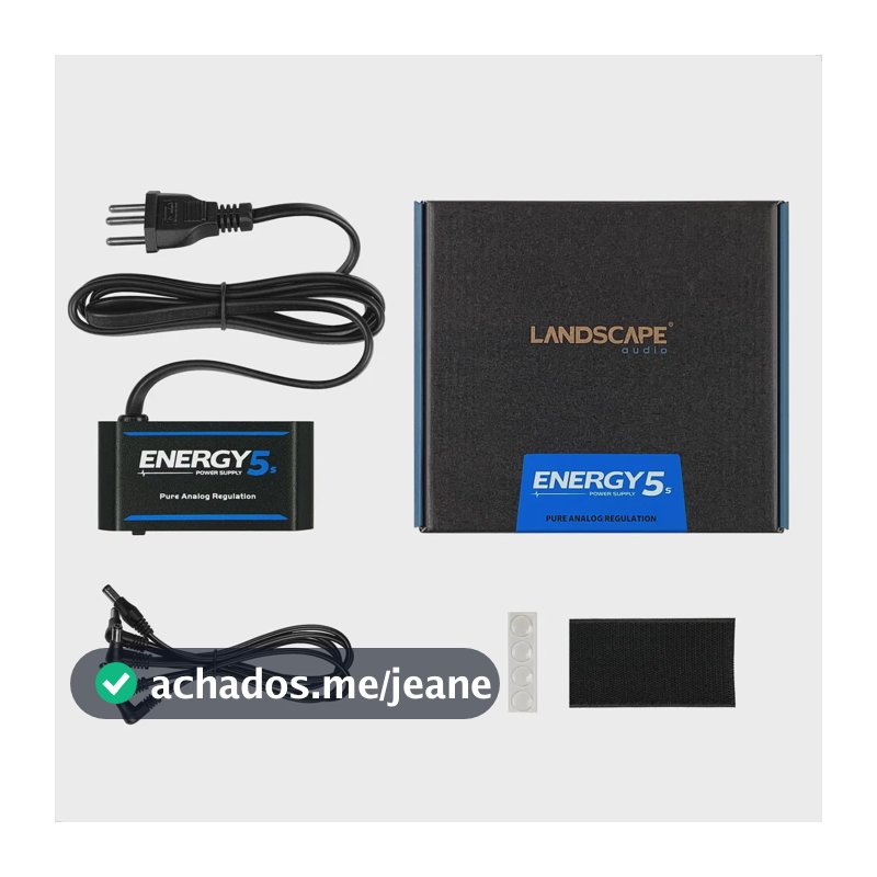 Fonte Landscape 5 Pedais Energy 5s 9v 1000ma Automática 127/220v