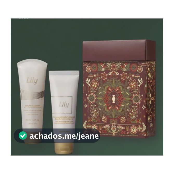Kit Lily Cuidados Sabonete 100 Ml + Loção 75g O Boticário